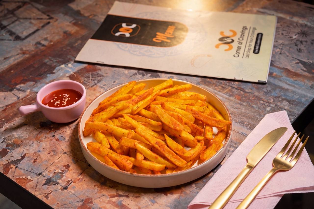 Crispy fries on the COC table